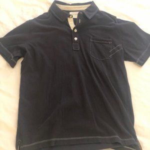 Dark Navy Billy Reid Polo